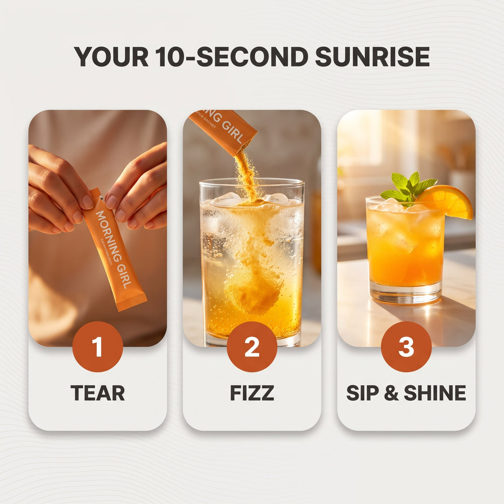 Morning Girl Mocktail — Citrus Sunrise Fizz — image 6