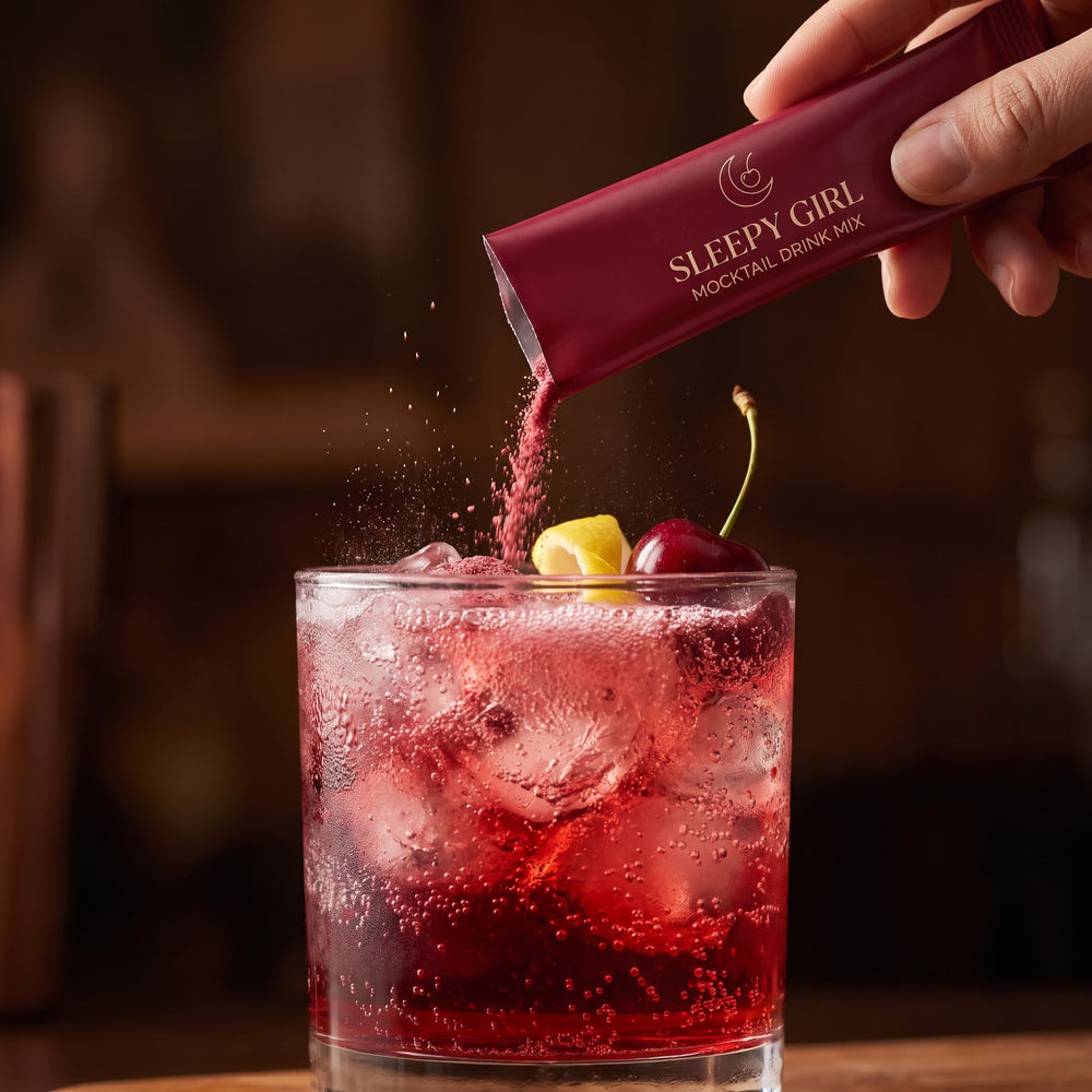 Sleepy Time Mocktail — Tart Cherry Fizz — image 5